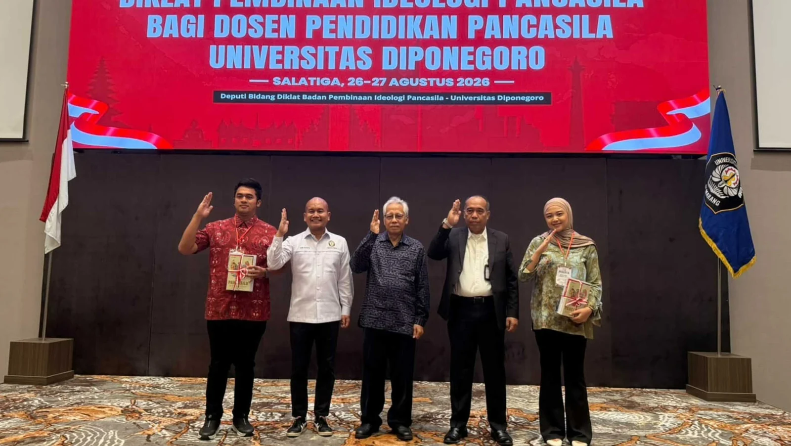 Kegiatan pembinaan ideologi Pancasila dan pendidikan bagi peserta