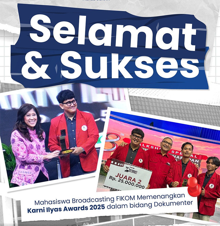 Mahasiswa Broadcasting UMB di Karni Ilyas Award 2025